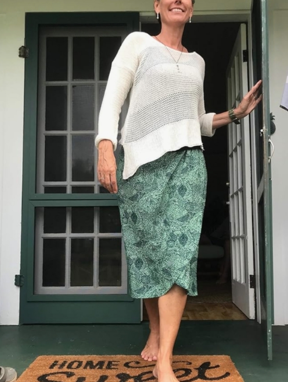 RIPSKIRT Hawaii Length 3 Wrap Rip Skirt XX-Large Wailea Green Beach XXL NWT